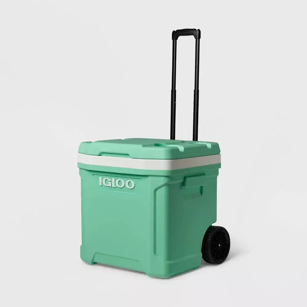Igloo Latitude 60qt/94 Can Roller Cooler - Mint