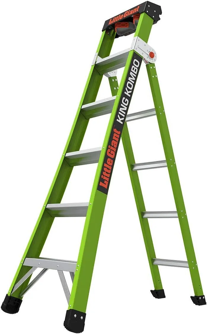 Ladder - 6 Ft. A Frame with 10 Ft. Extension
