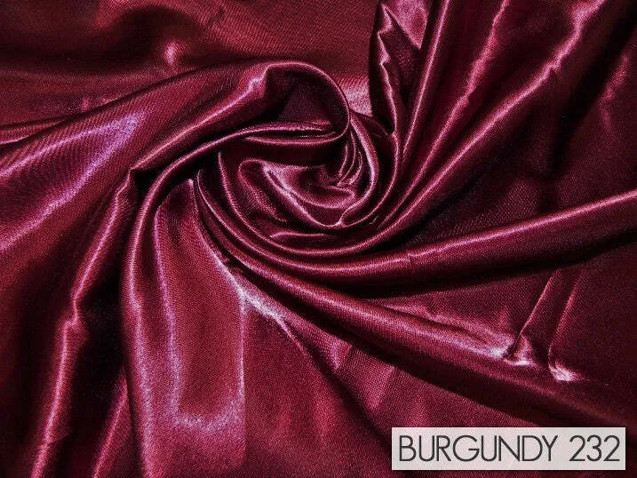 BURGUNDY BRIDAL SATIN RUNNER 20''X120''
