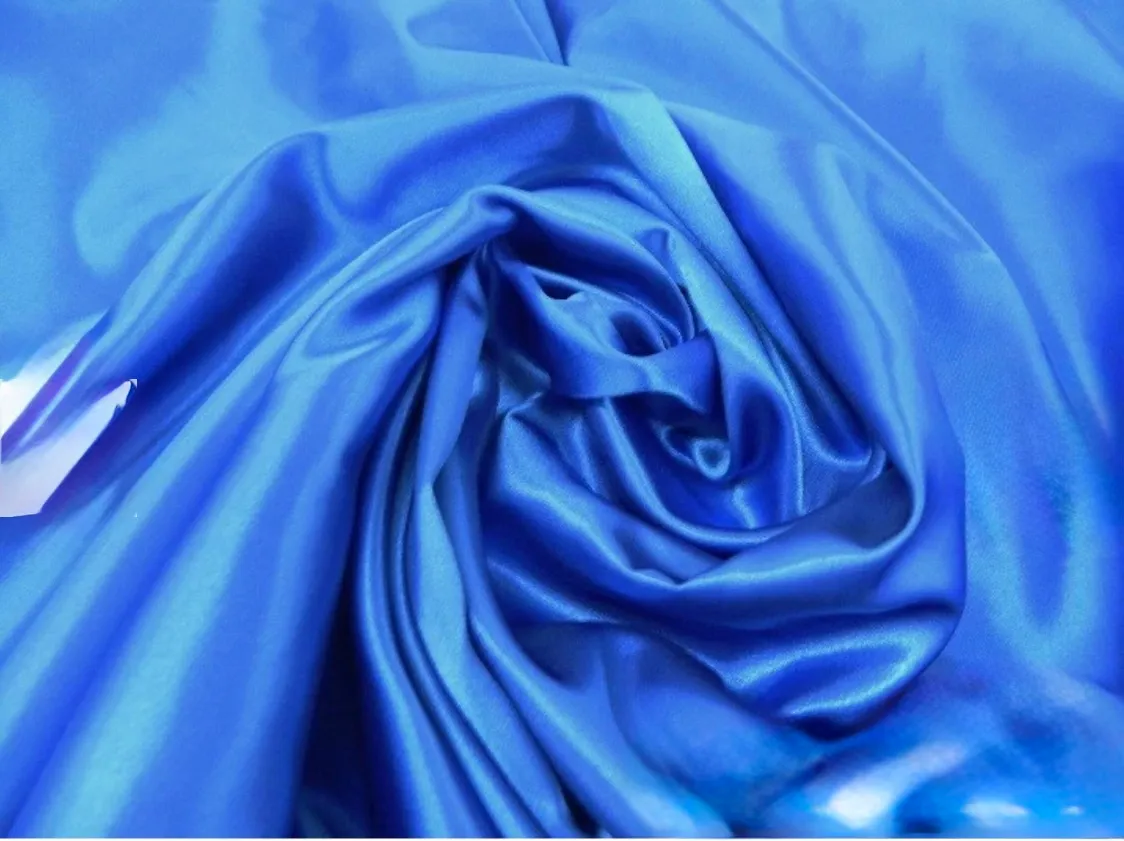 VENETIAN BLUE  BRIDAL SATIN  SASH  8''X108''