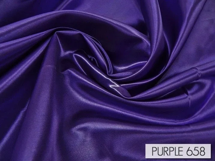 PURPLE  BRIDAL SATIN  RUNNER  14''X108''