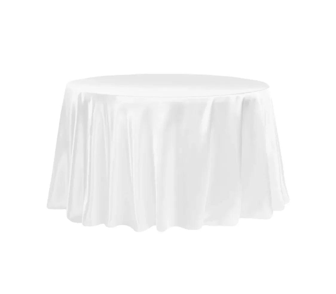 White Velvet Round 132''