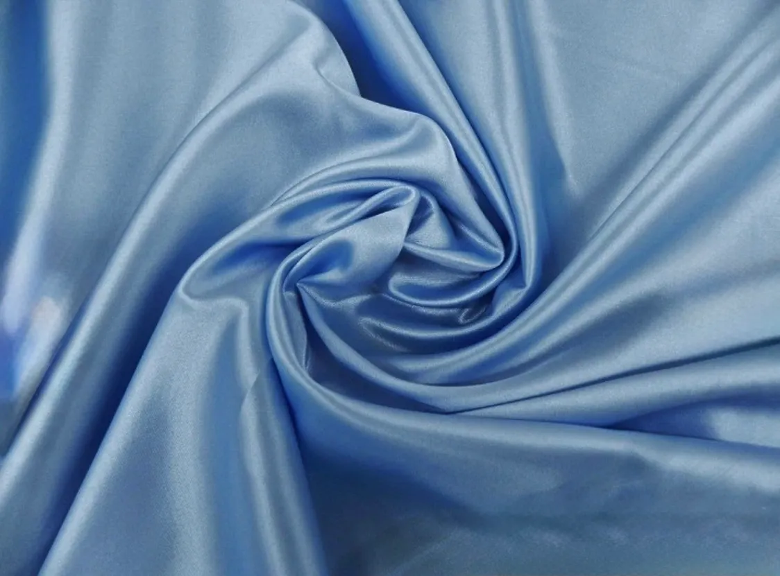 BABY BLUE  BRIDAL SATIN  85X85