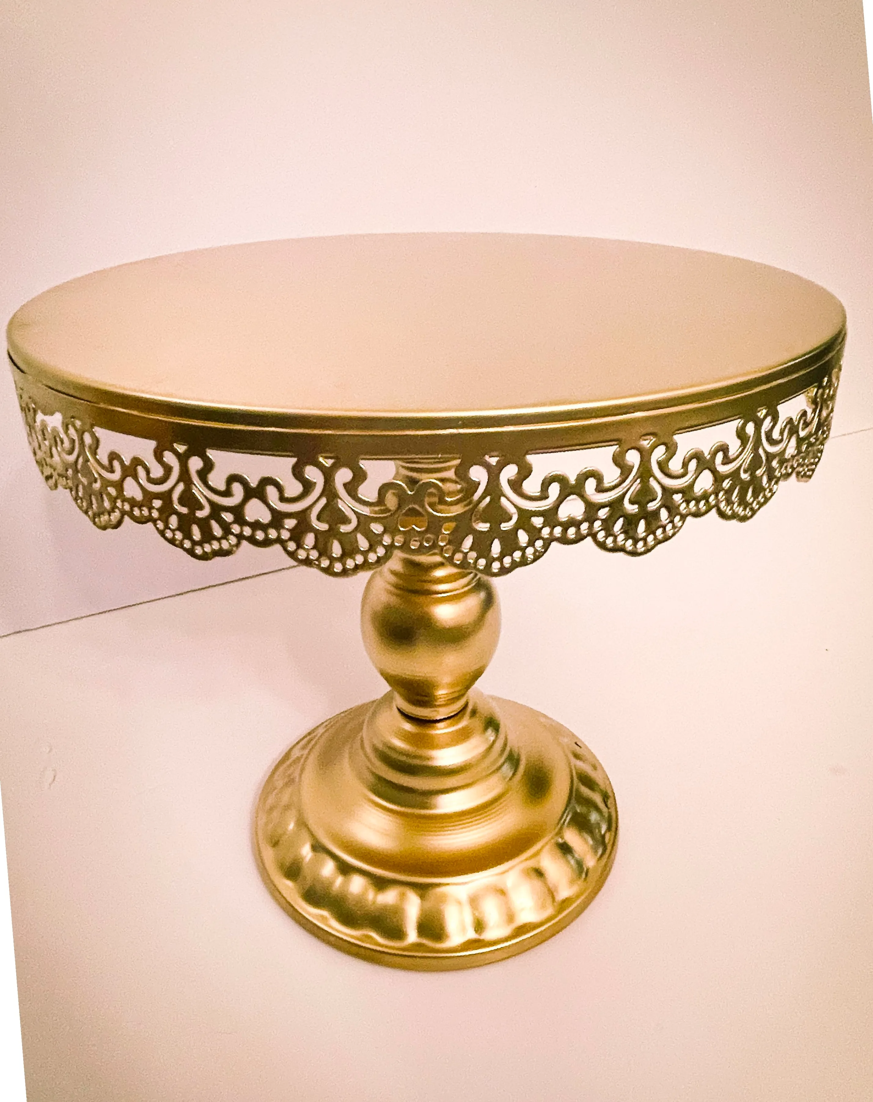 GOLD CUPCAKES STAND 8'' 