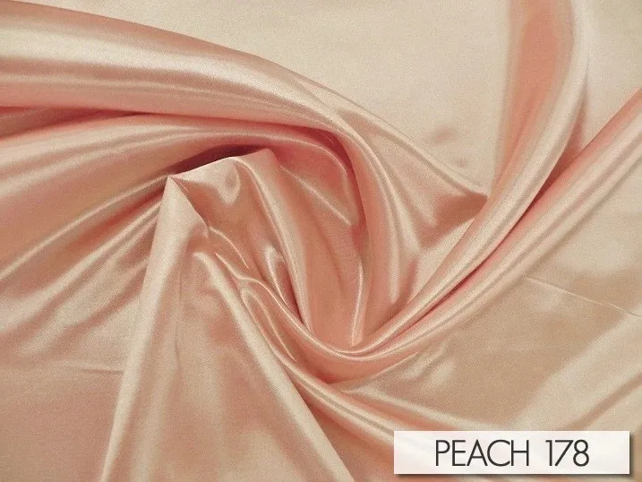 PEACH  BRIDAL SATIN  RUNNER 14''X108''