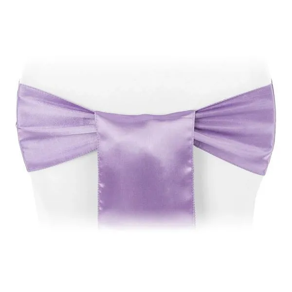 VICTORIAN LILAC  SATIN  SASH 8''X108''