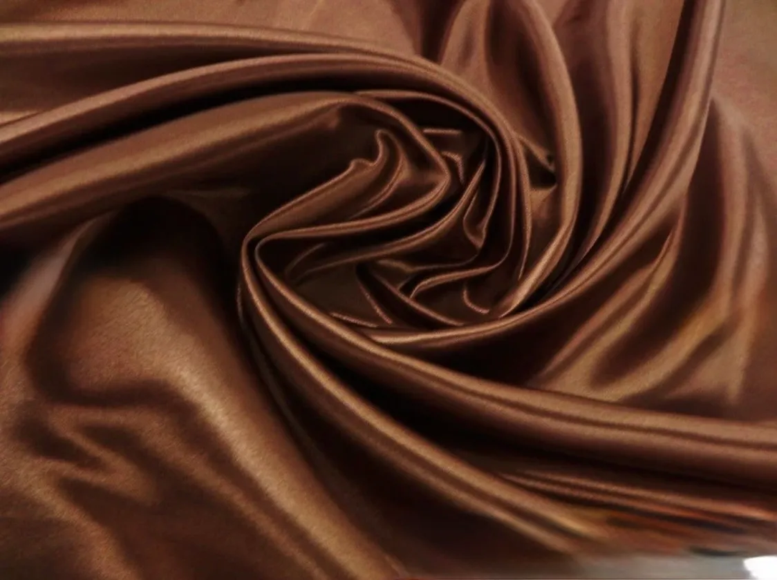 BROWN  LAMOUR SATIN  72X72 
