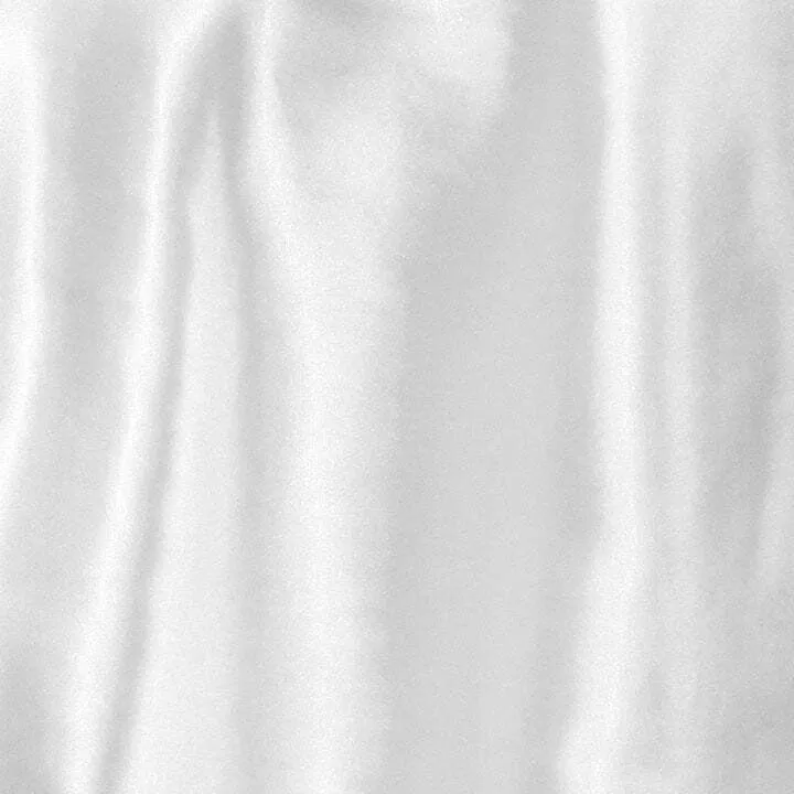 WHITE SATIN DRAPE 12'H X 52'' W