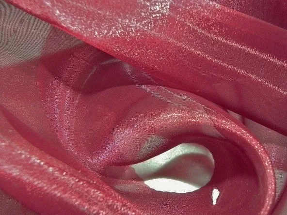 BURGUNDY  ORGANZA  SASH  8''X108''