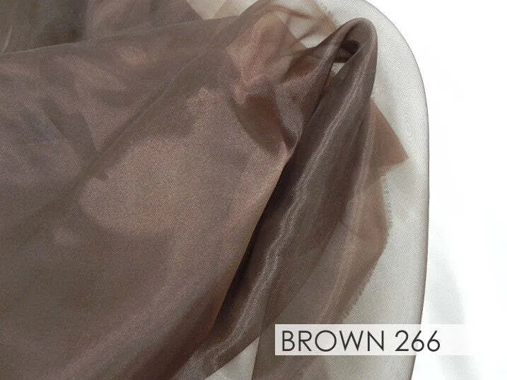 BROWN  ORGANZA  85X85