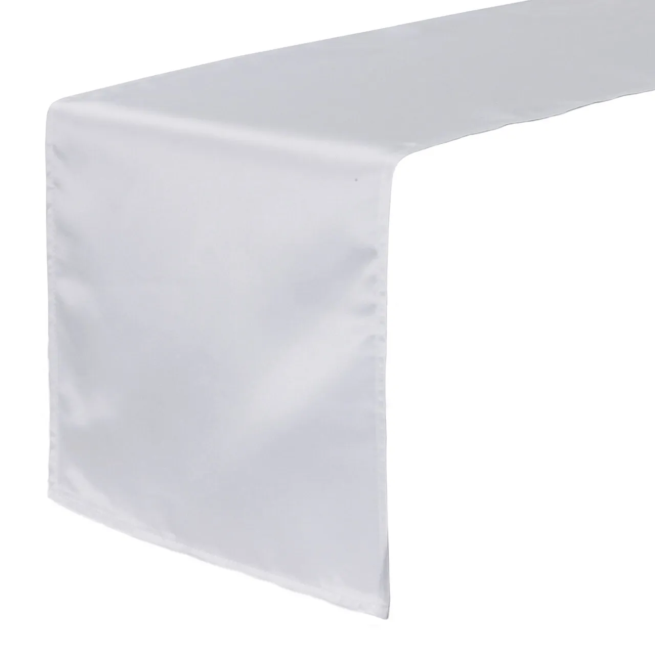 SILVER GREY MATTE  SATIN  RUNNER  14''X108''