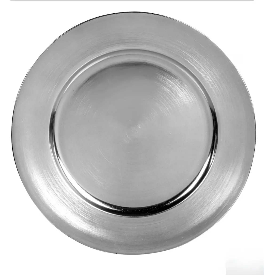 SILVER  CHARGER PLATE 13''