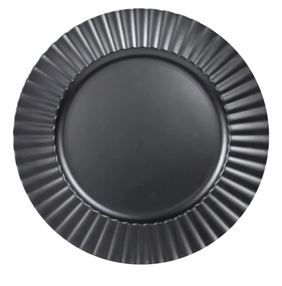BLACK CHARGER PLATE 13''