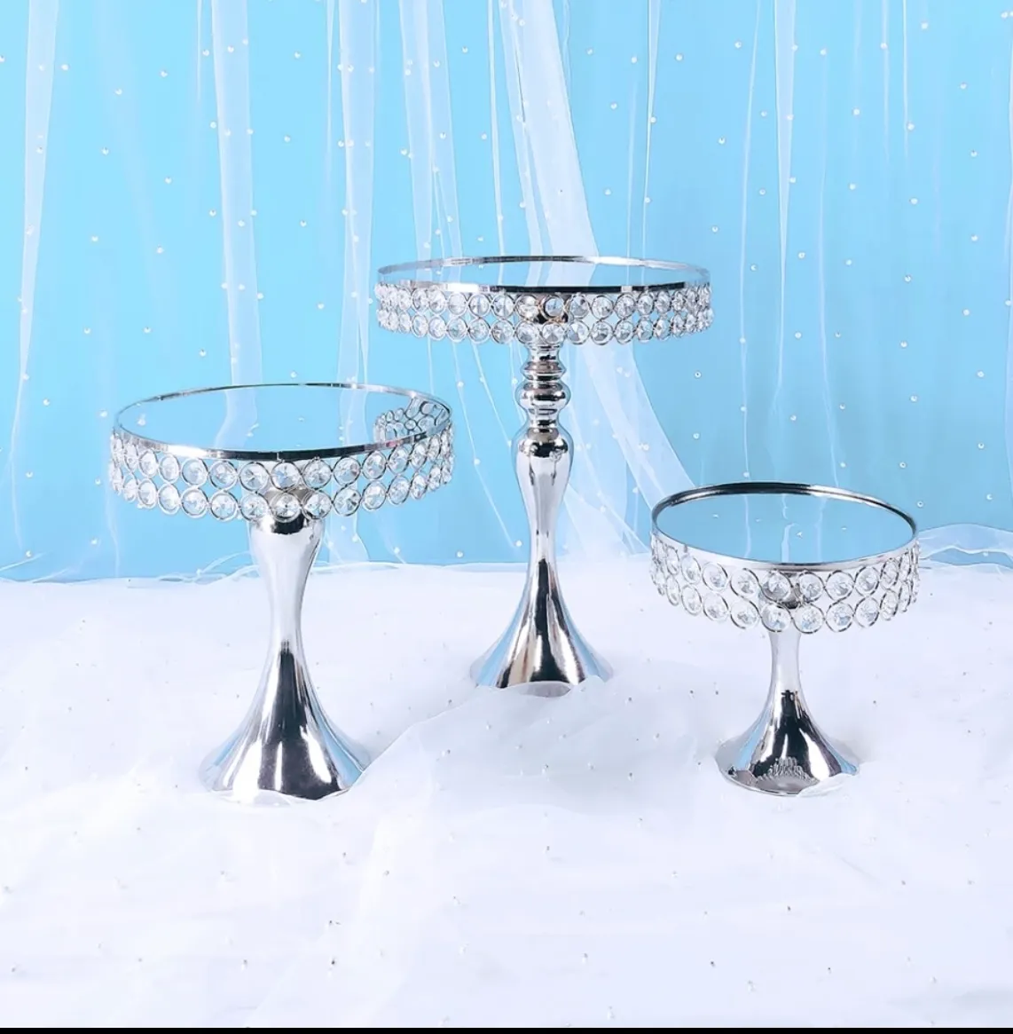 SILVER CAKE STAND (3)