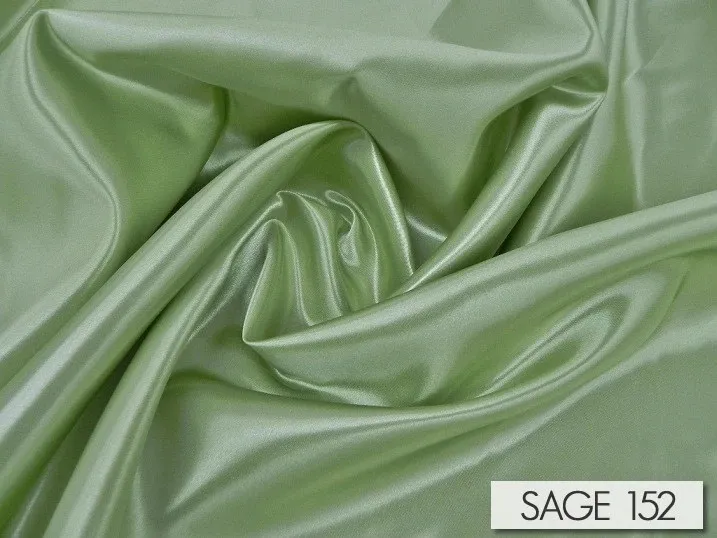 SAGE GREEN  BRIDAL SATIN  RUNNER 14''X108''
