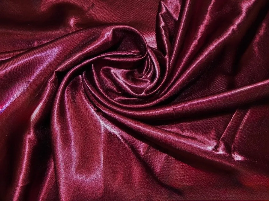 BURGUNDY  BRIDAL SATIN  85X85