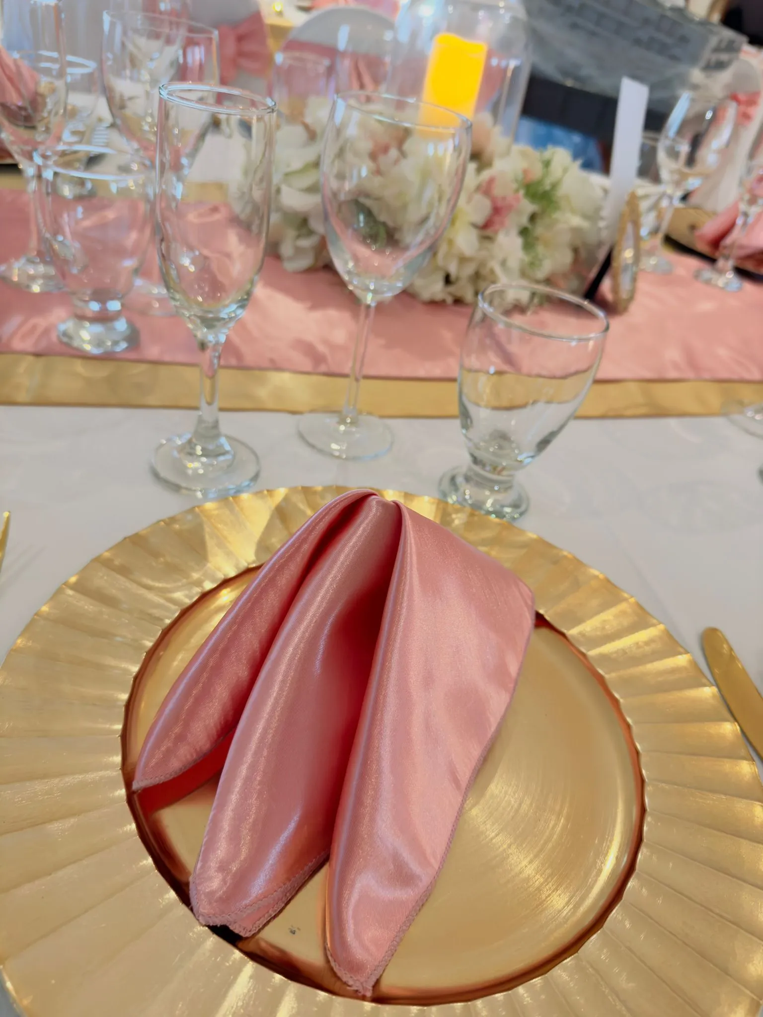 DUSTY ROSE  BRIDAL SATIN 18X18