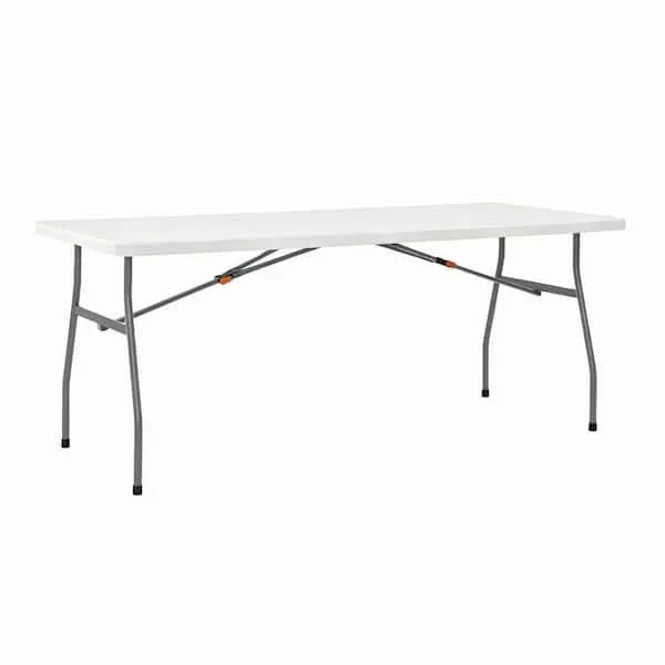 6ft Folding Table + 6 Resin Folding Chairs