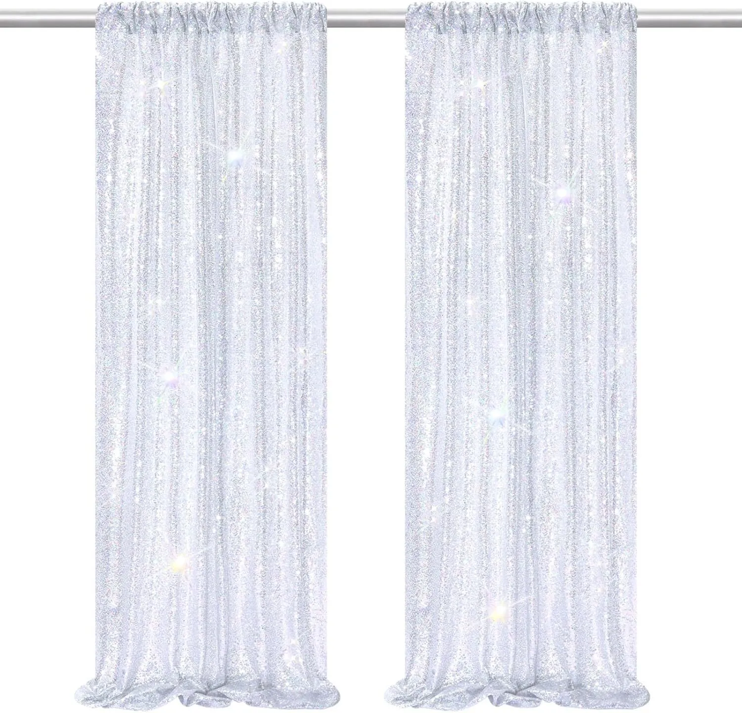 Shimmering White 10x10 Heavy Duty Backdrop Frame Rental | Wedding & Event Decor Atlanta