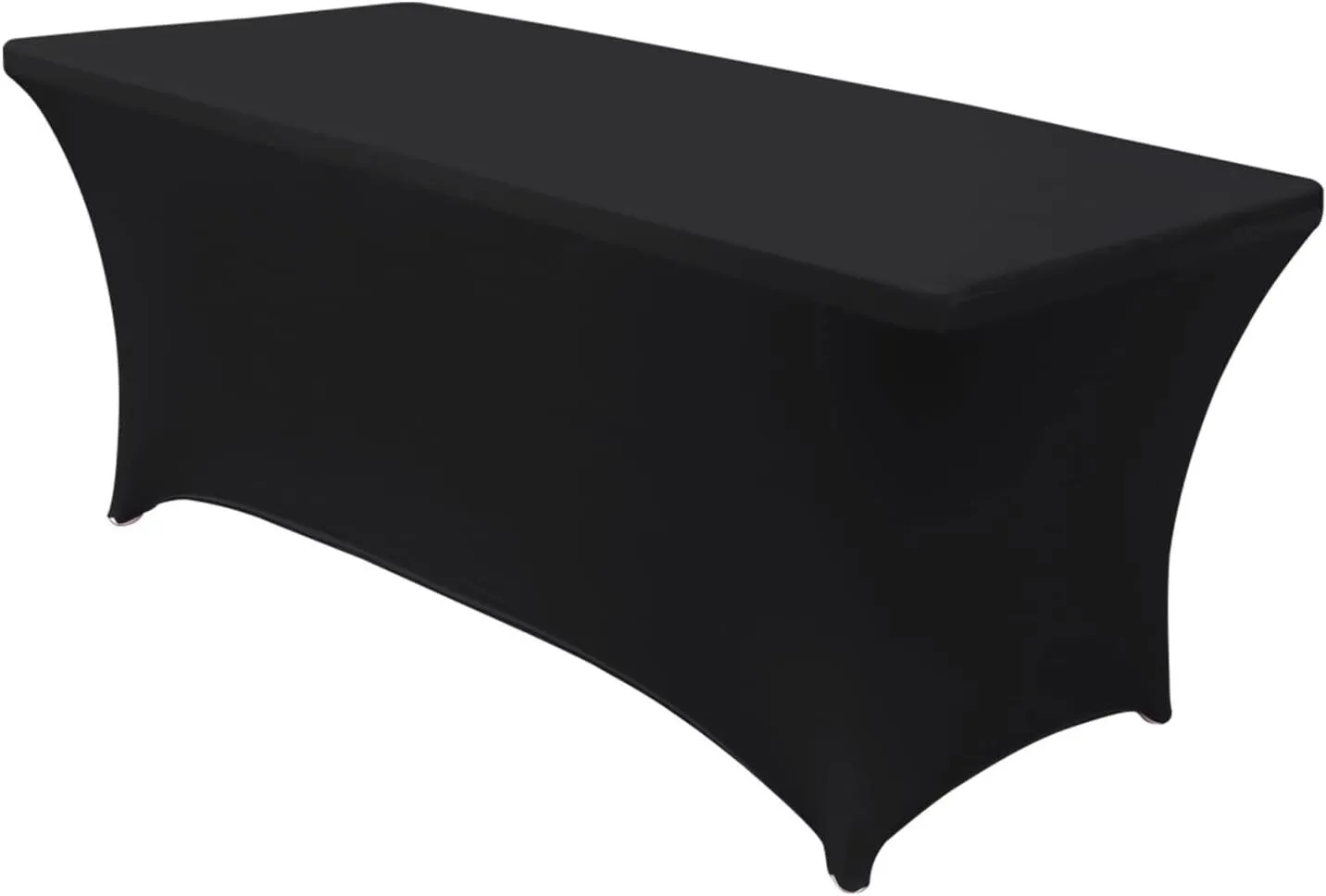 Black Fitted TableCover for Rectangular Tables