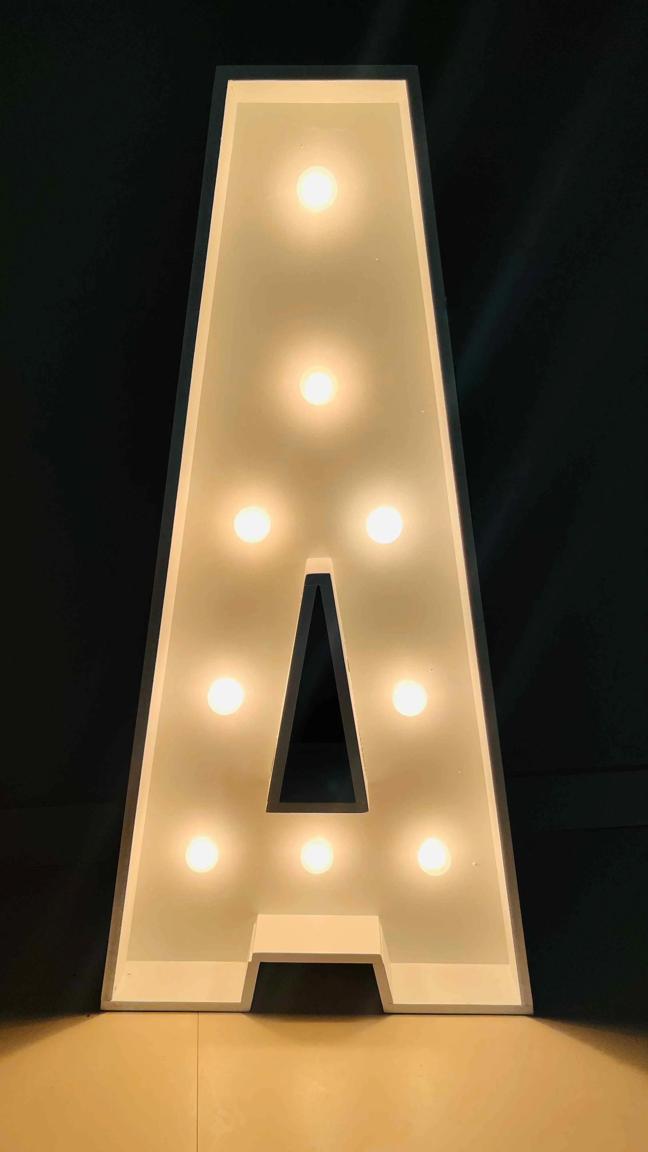 Rental Light-up Marquee Alphabet Party Decoration Letter A 