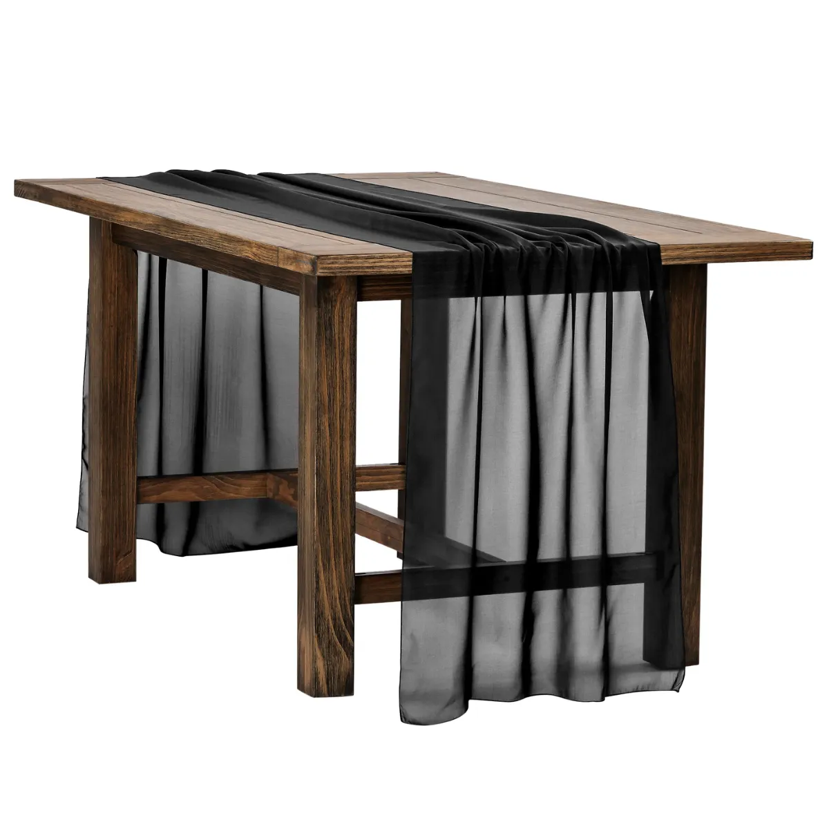 Chiffon Table Runner 10FT x 27" - Rental