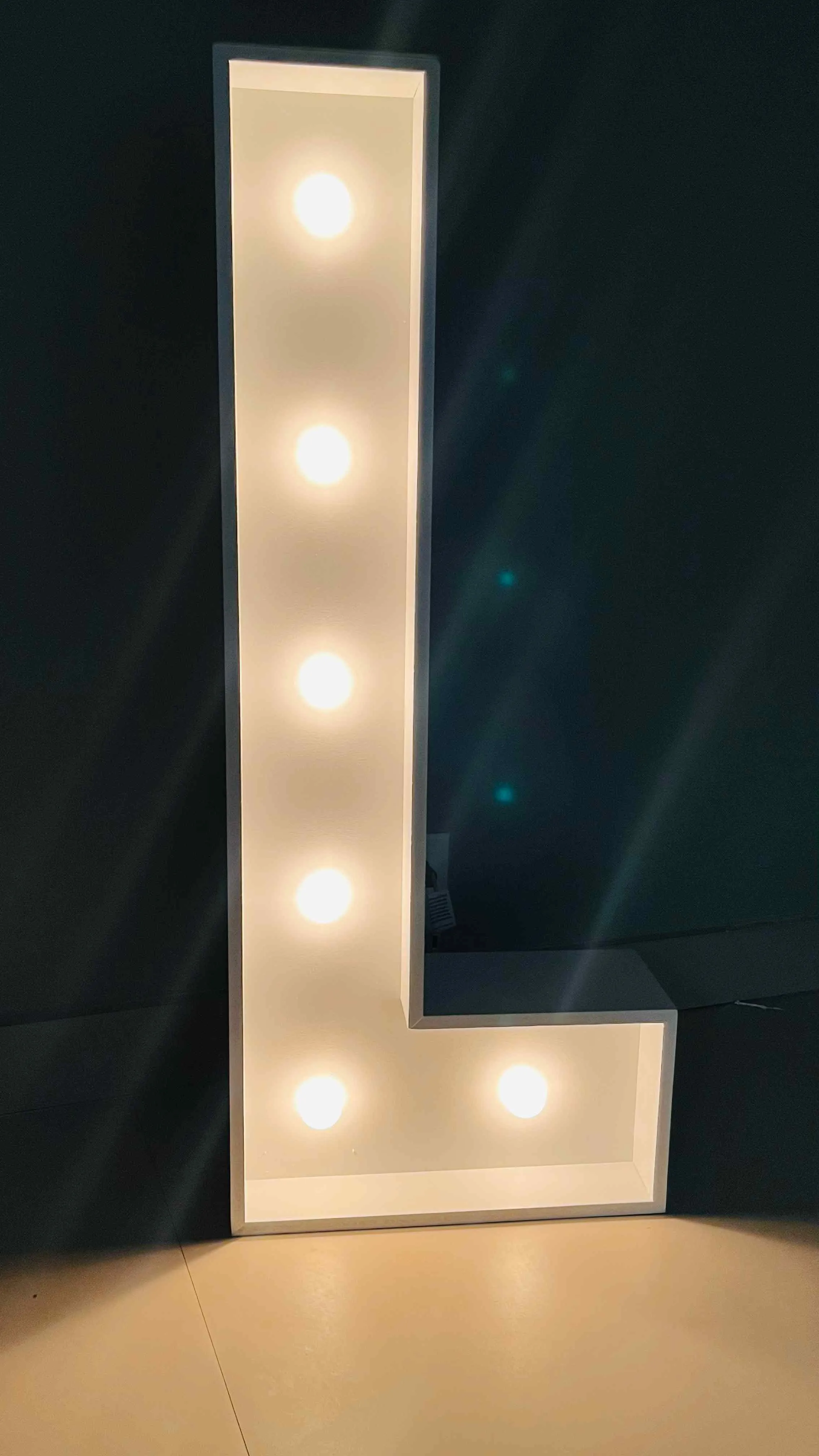 Rental Light-up Marquee Alphabet Party Decoration Letter L