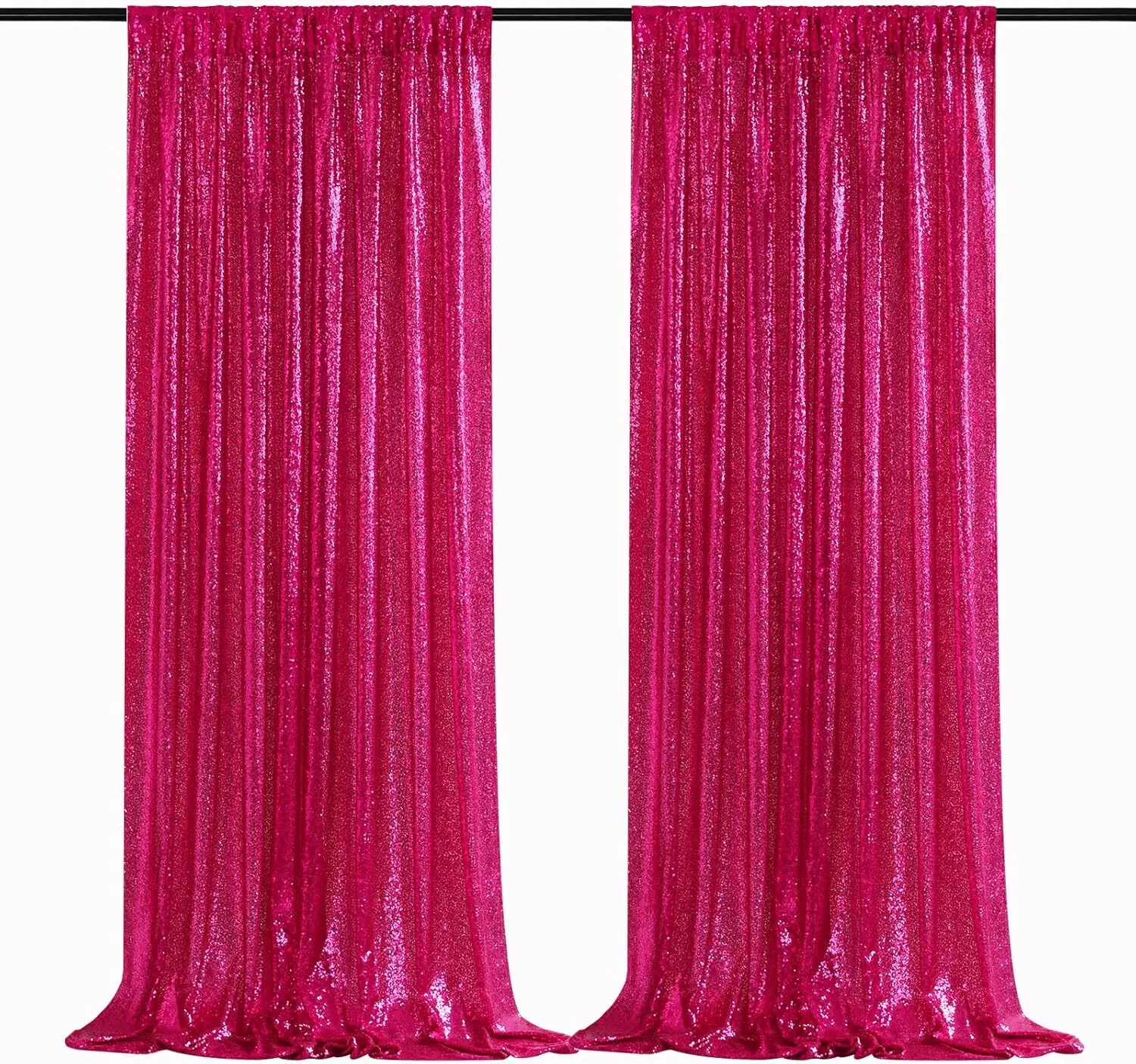  Shimmering Fuschia 10x10 Heavy Duty Backdrop Frame Rental | Wedding & Event Decor Atlanta
