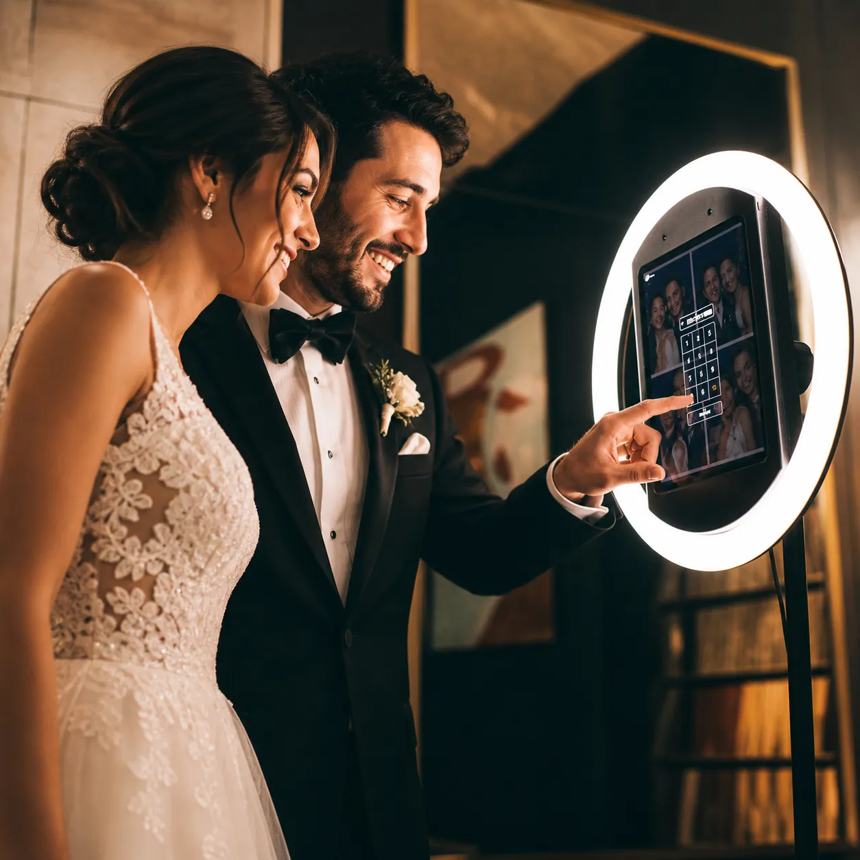  Personalized PhotoBooth Rental- Photo Booth - Instant Print with Attendant 