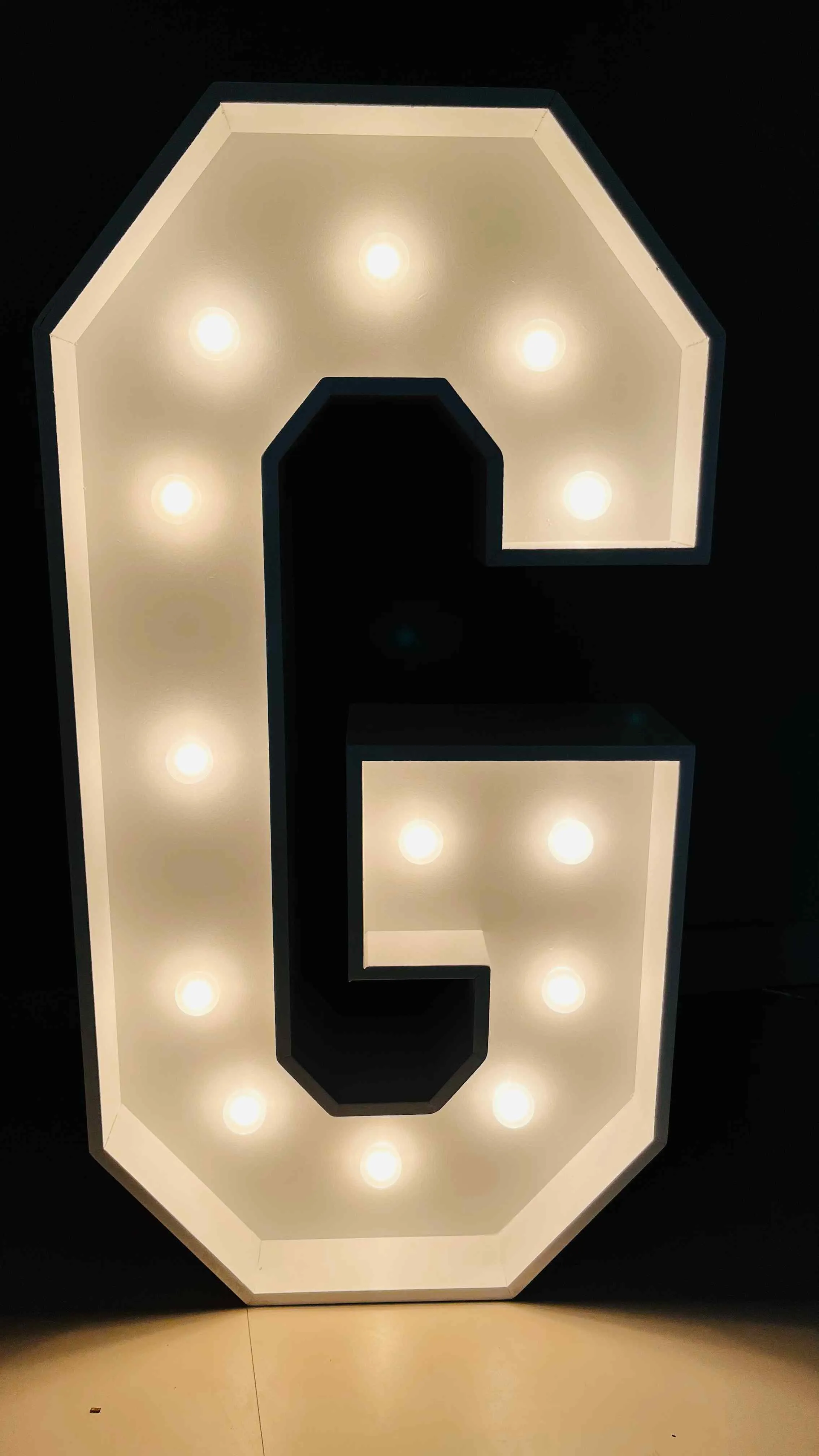 Rent Light-up Marquee Alphabet Party Decoration Letter G