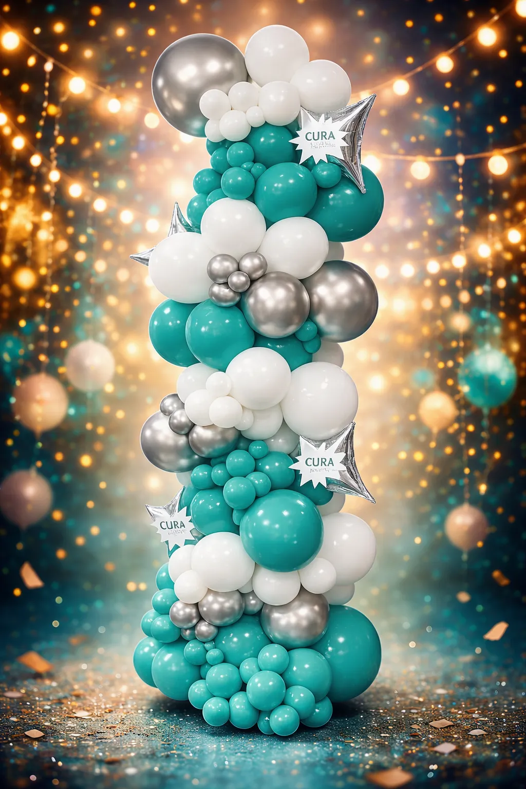 Sweet Talk Custom/ Personalized Messages Balloon Column  - Requires a Truck Pickup