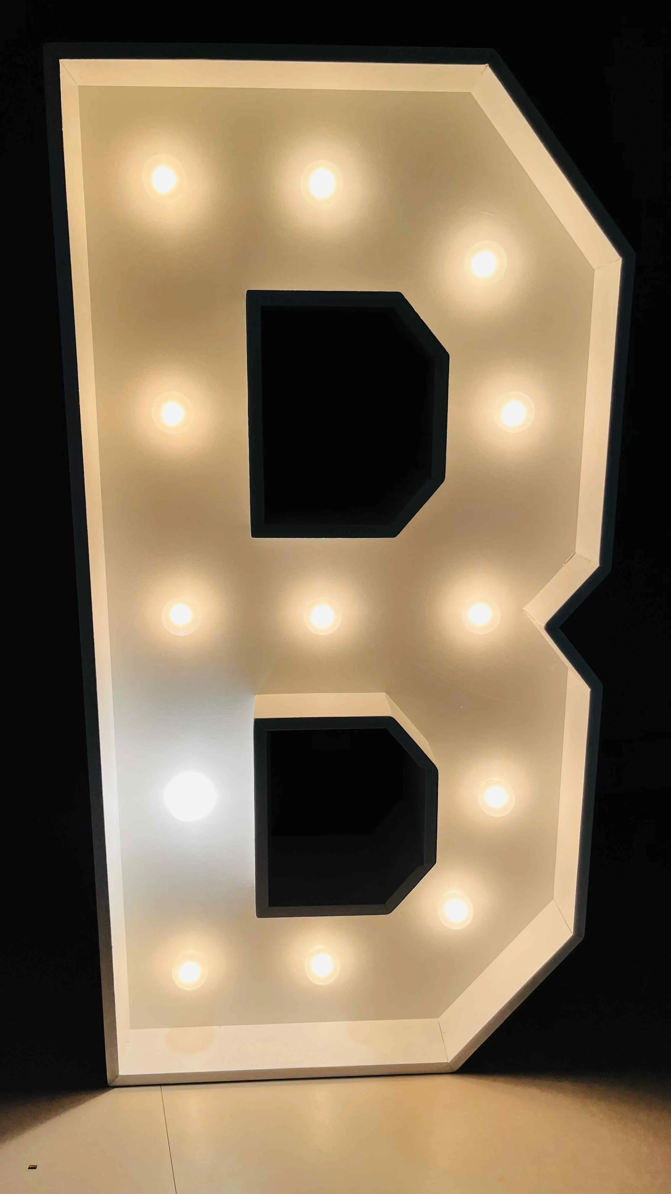 Rental Light-up Marquee Alphabet Party Decoration Letter B
