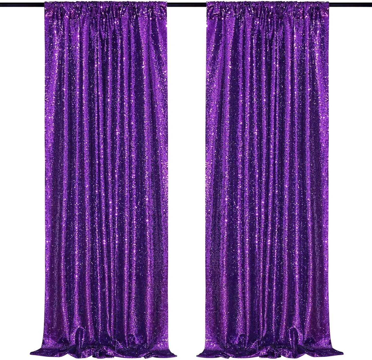 Shimmering Purple 10x10 Heavy Duty Backdrop Frame Rental | Wedding & Event Decor Atlanta
