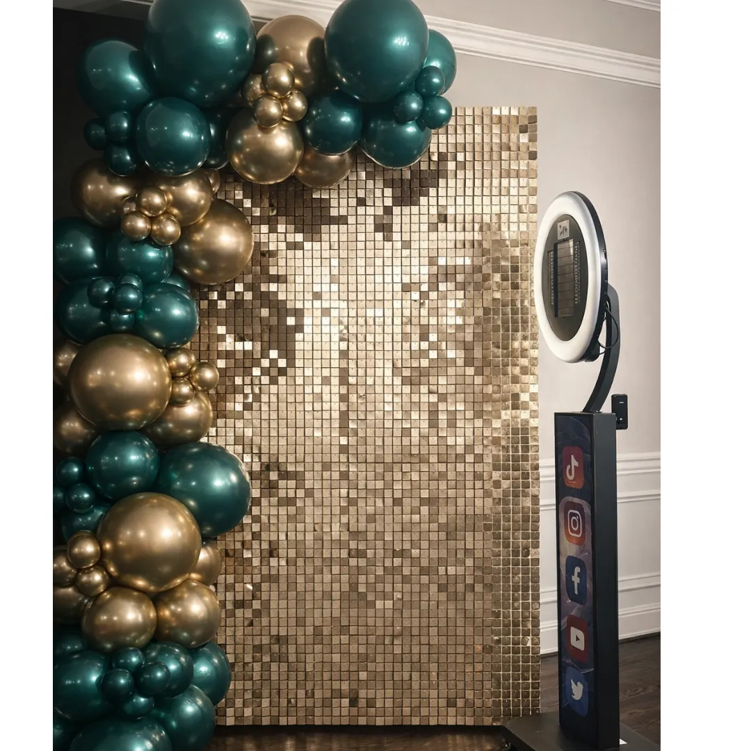 Event Shimmer Wall Balloon Photobooth Digital Print Bundle 