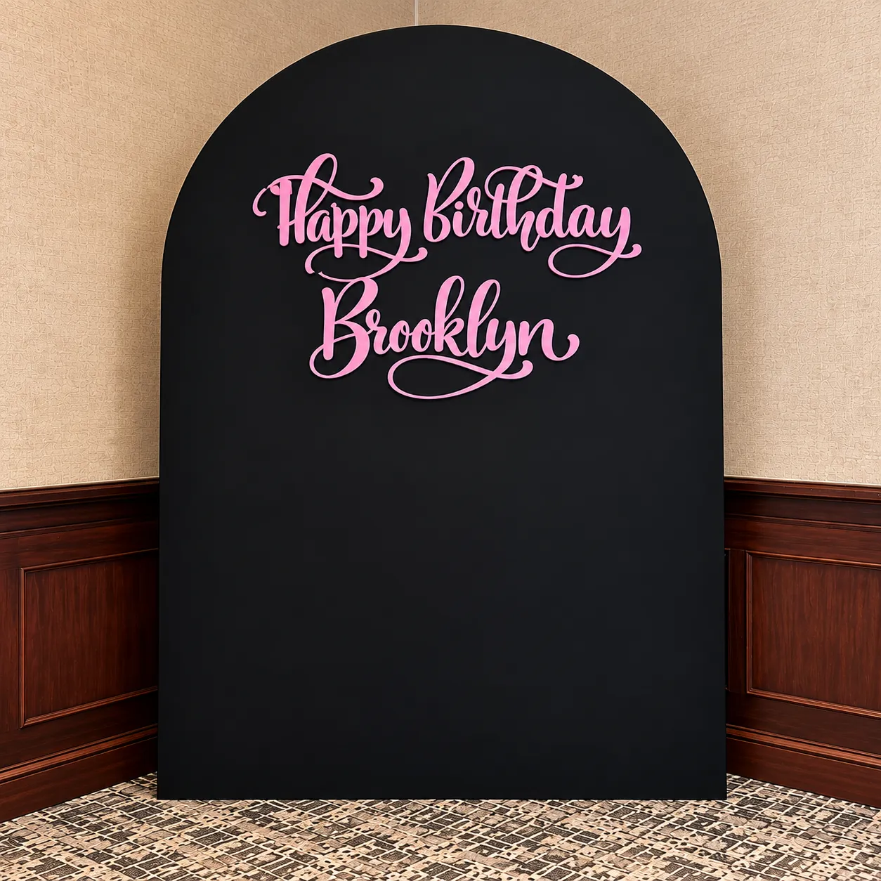 Personalized Happy Birthday Backdrop | Custom Birthday Party Backdrop – Cobb Party Rentals