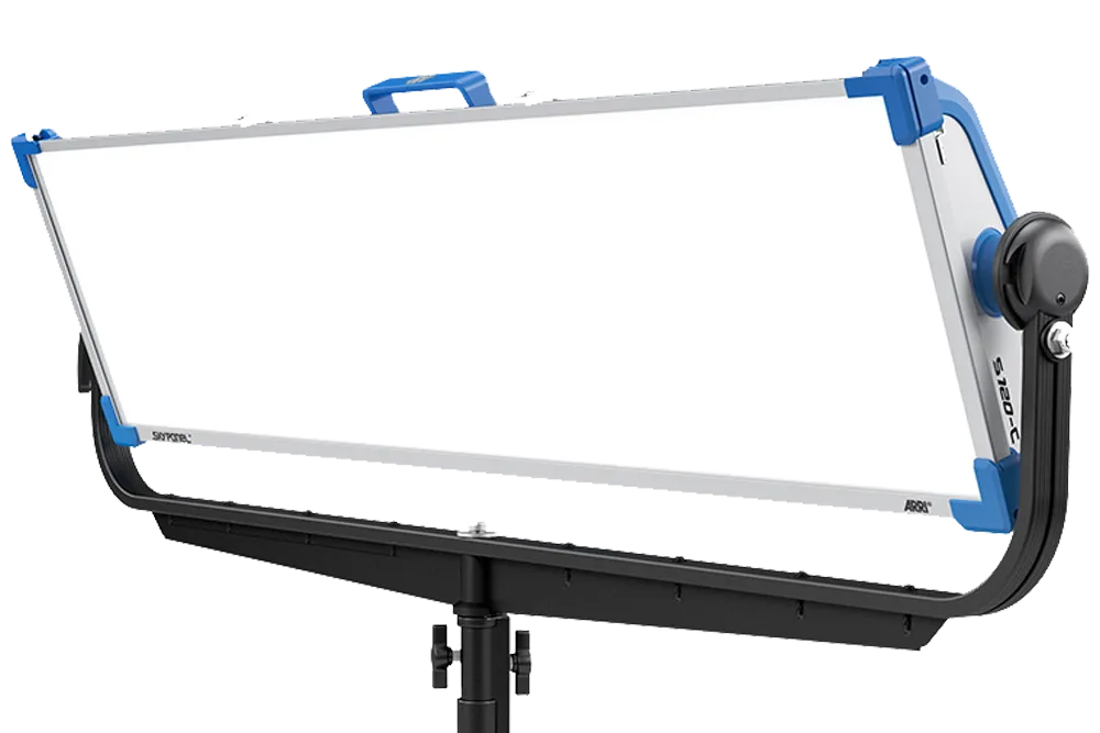 Arri Skypanel S120-C with Softbox and Grid