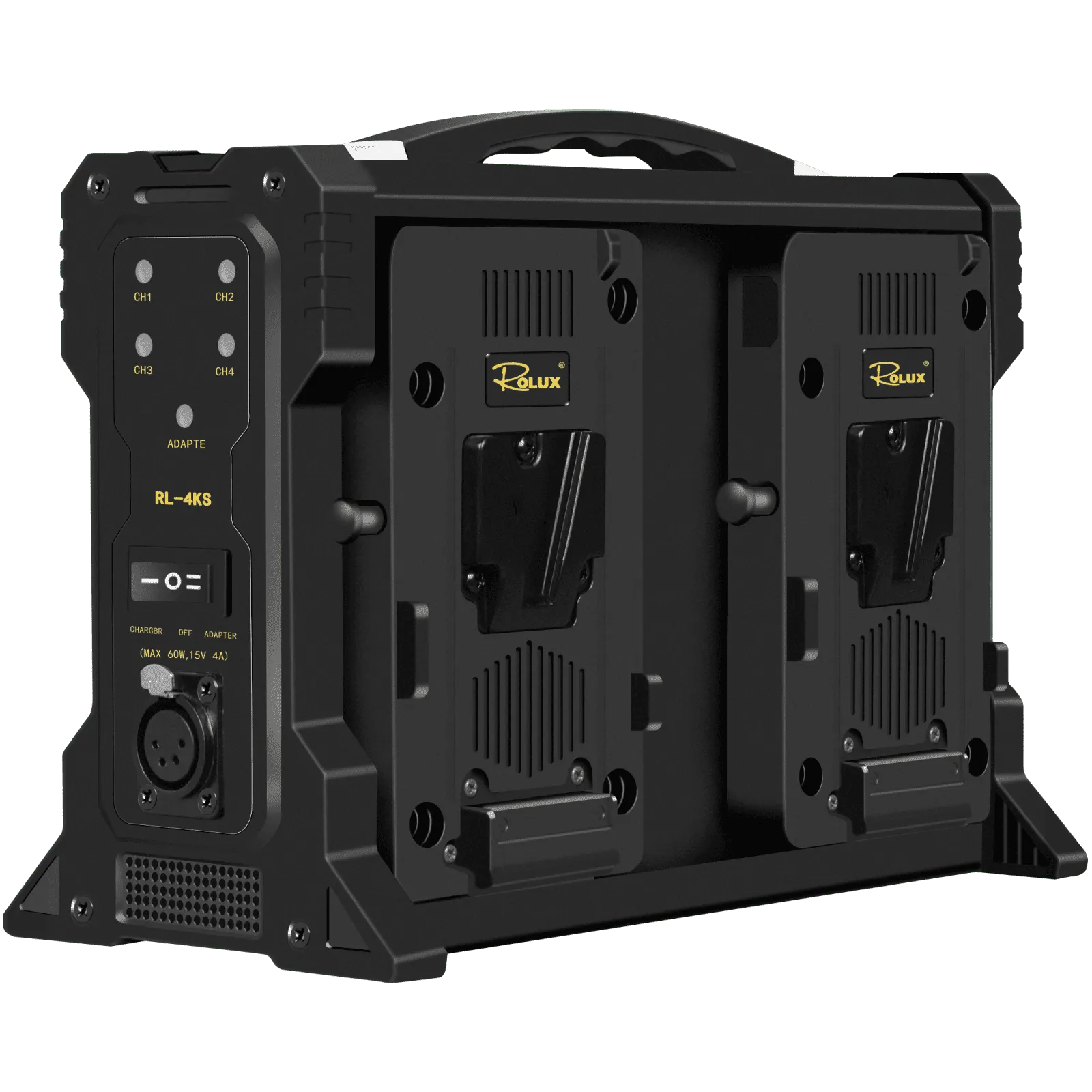 YINCHEN 4-Channel V-Mount Quick Charger Simulate