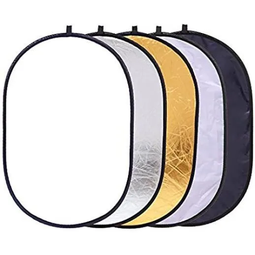 5-in-1 Collapsible Oval Reflector