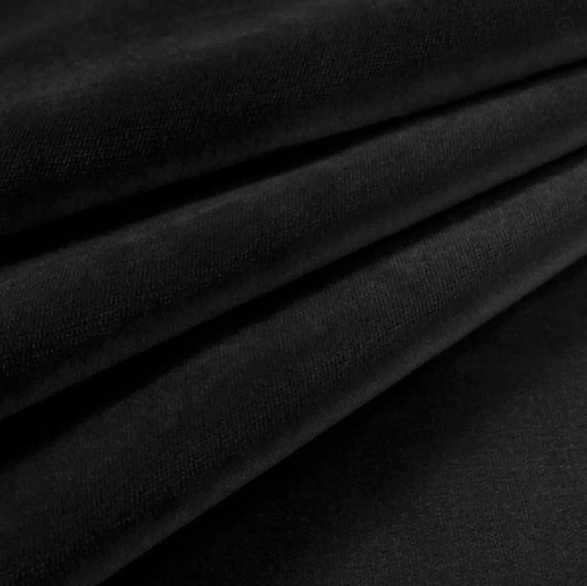 20x20' Black Velour Fabric Cloth