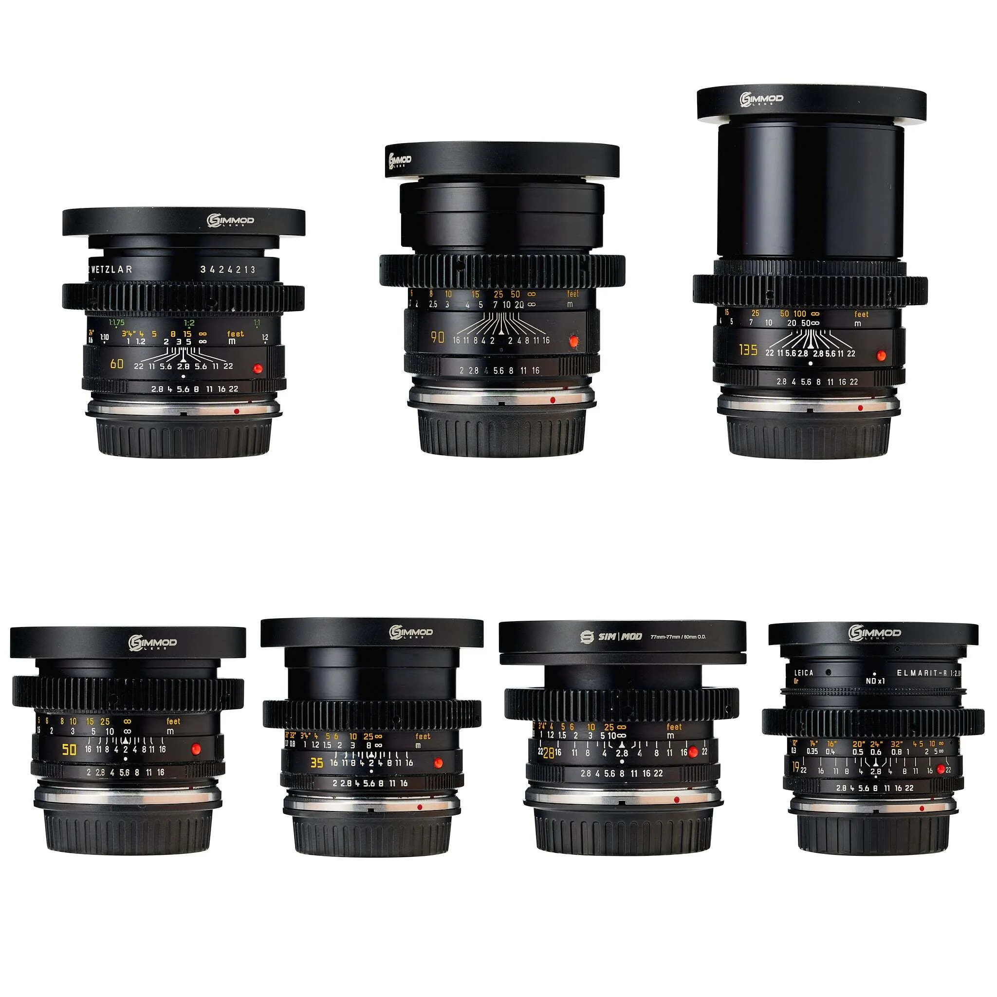 Leica-R Lenses Kit (EF Mount)