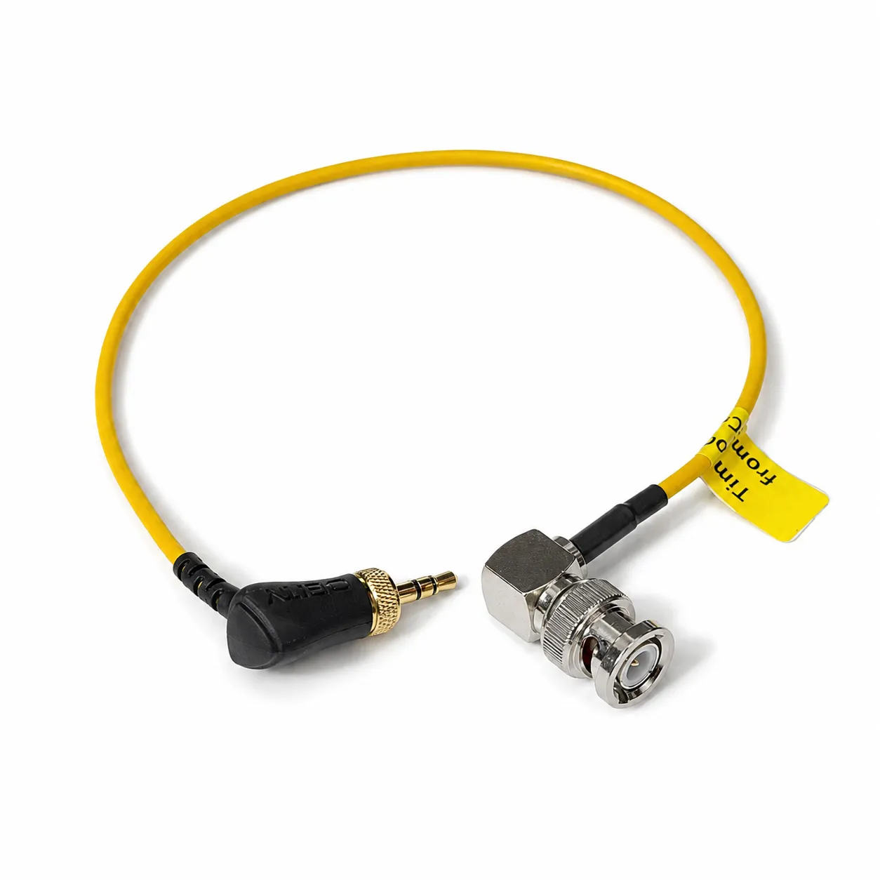 Deity Microphones C15 Right-Angle Locking 3.5mm TRS to Right-Angle BNC Timecode Cable