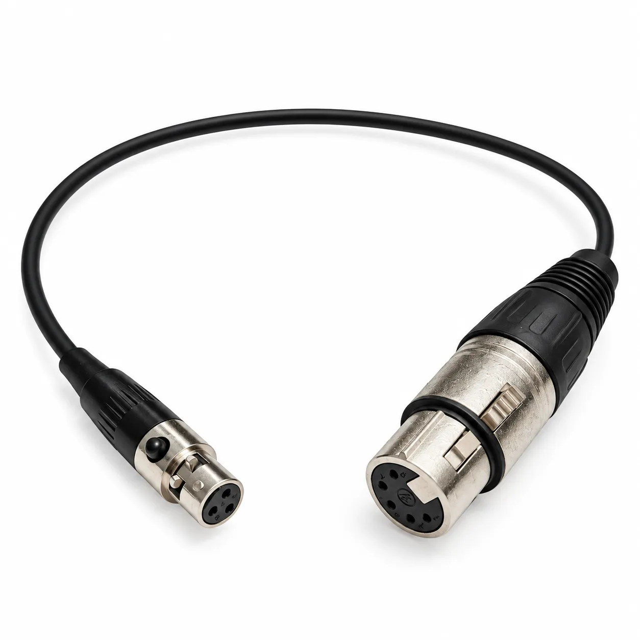 TA3F to 5-Pin XLR Female Adapter Cable