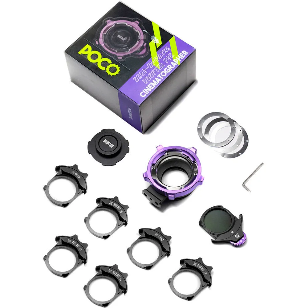 MOFAGE POCO Drop-In Filter Lens Mount Adapter Kit (Sony E to PL)