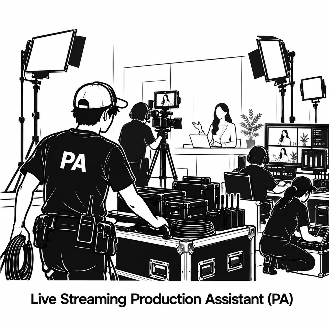 Live Streaming Production Assistant (PA)