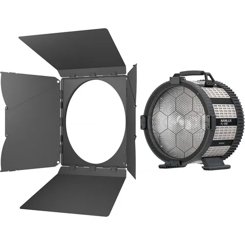 Nanlux FL-35E Motorized Fresnel Lens with Barndoor