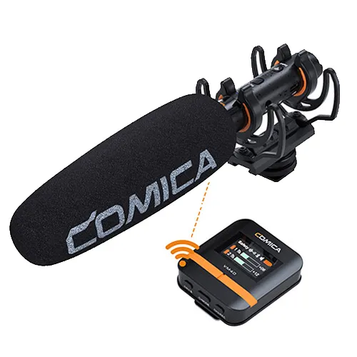 Comica Audio VM40 Wireless Shotgun Microphone System (2.4 GHz)