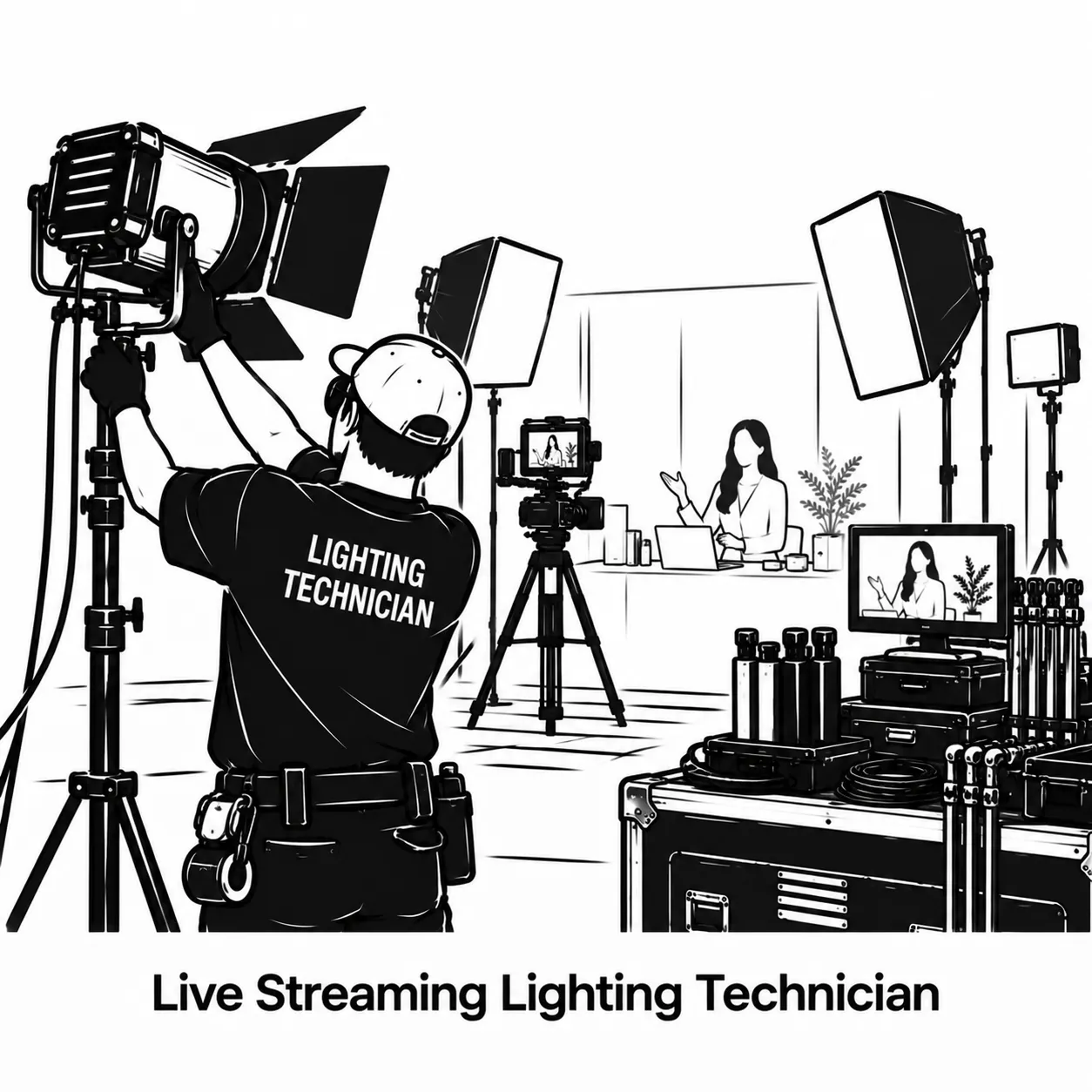 Live Streaming Lighting Technician