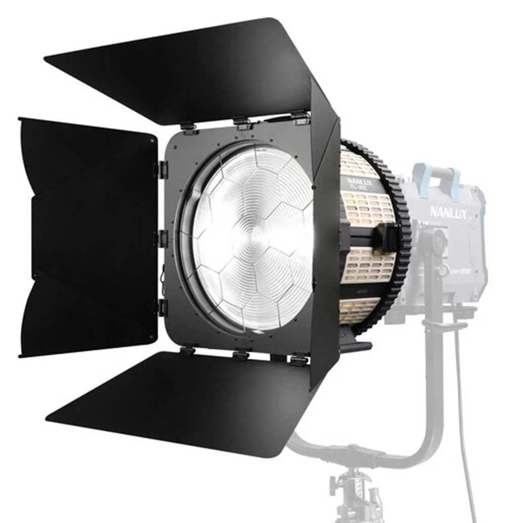 Nanlux FL-45E Motorized Fresnel Lens with Barndoor