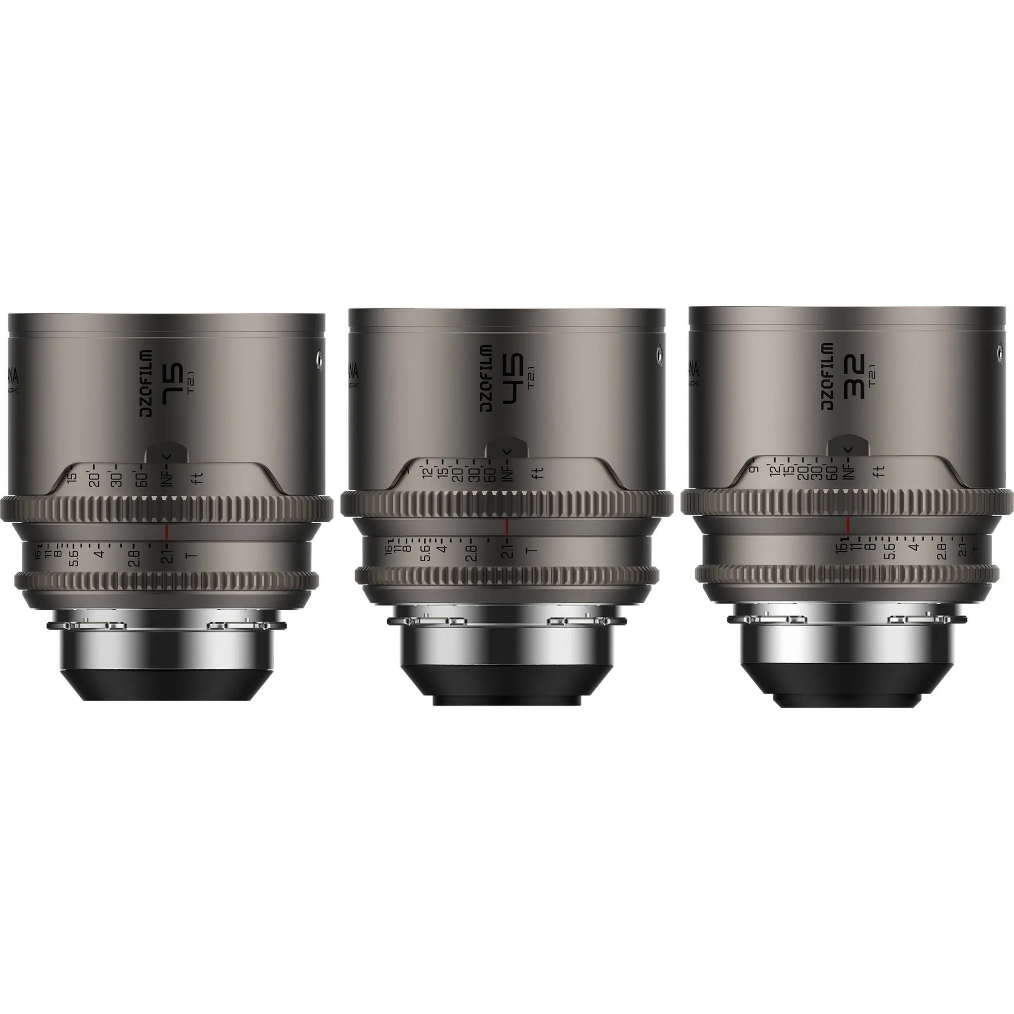 DZOFilm Arcana Anamorphic Prime 3-Lens Kit