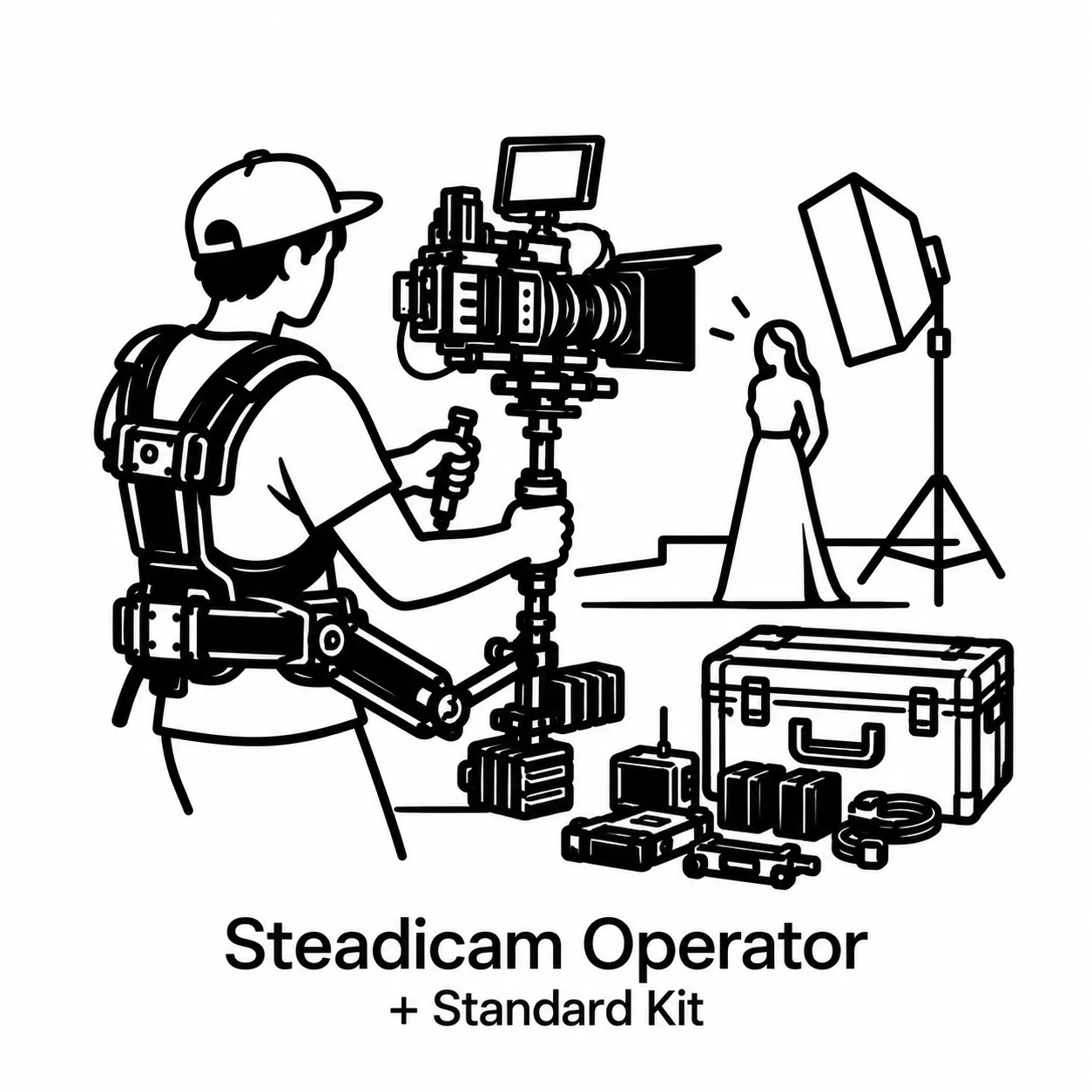 Steadicam Operator + Standard Kit